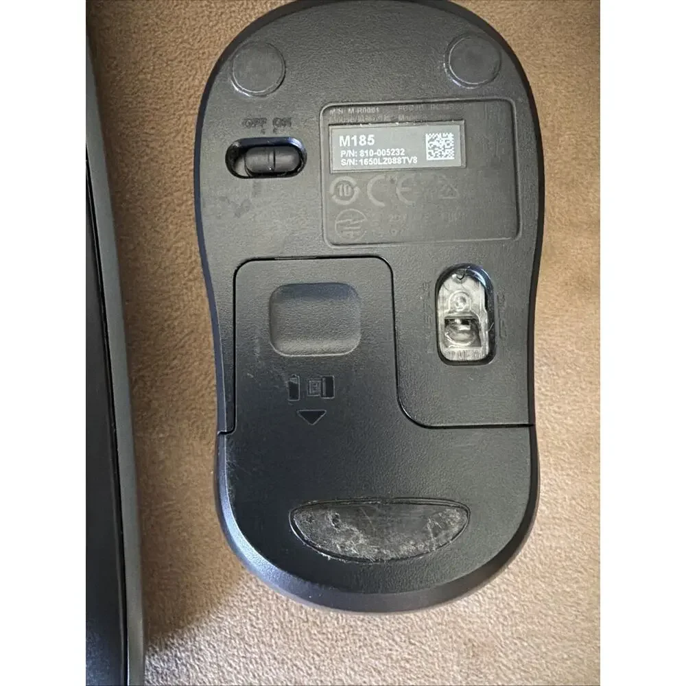 Logitech Keyboard 820-008582 and Mouse 810-005232 Bundle, Not Tested